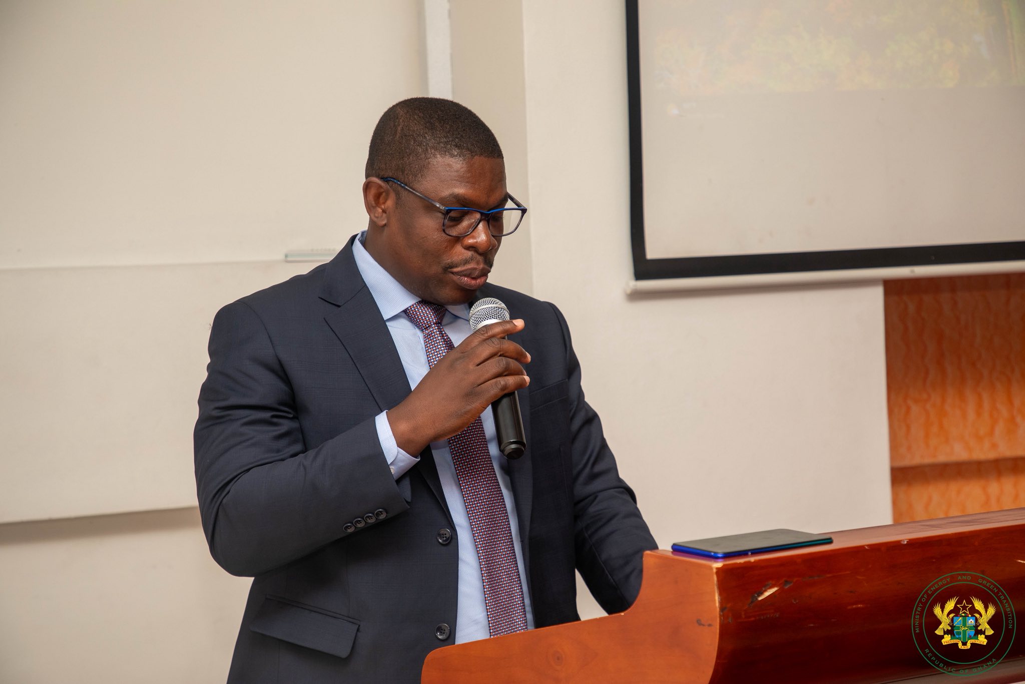 The Deputy Minister for Energy and Green Transition, Hon. Richard Gyan-Mensah