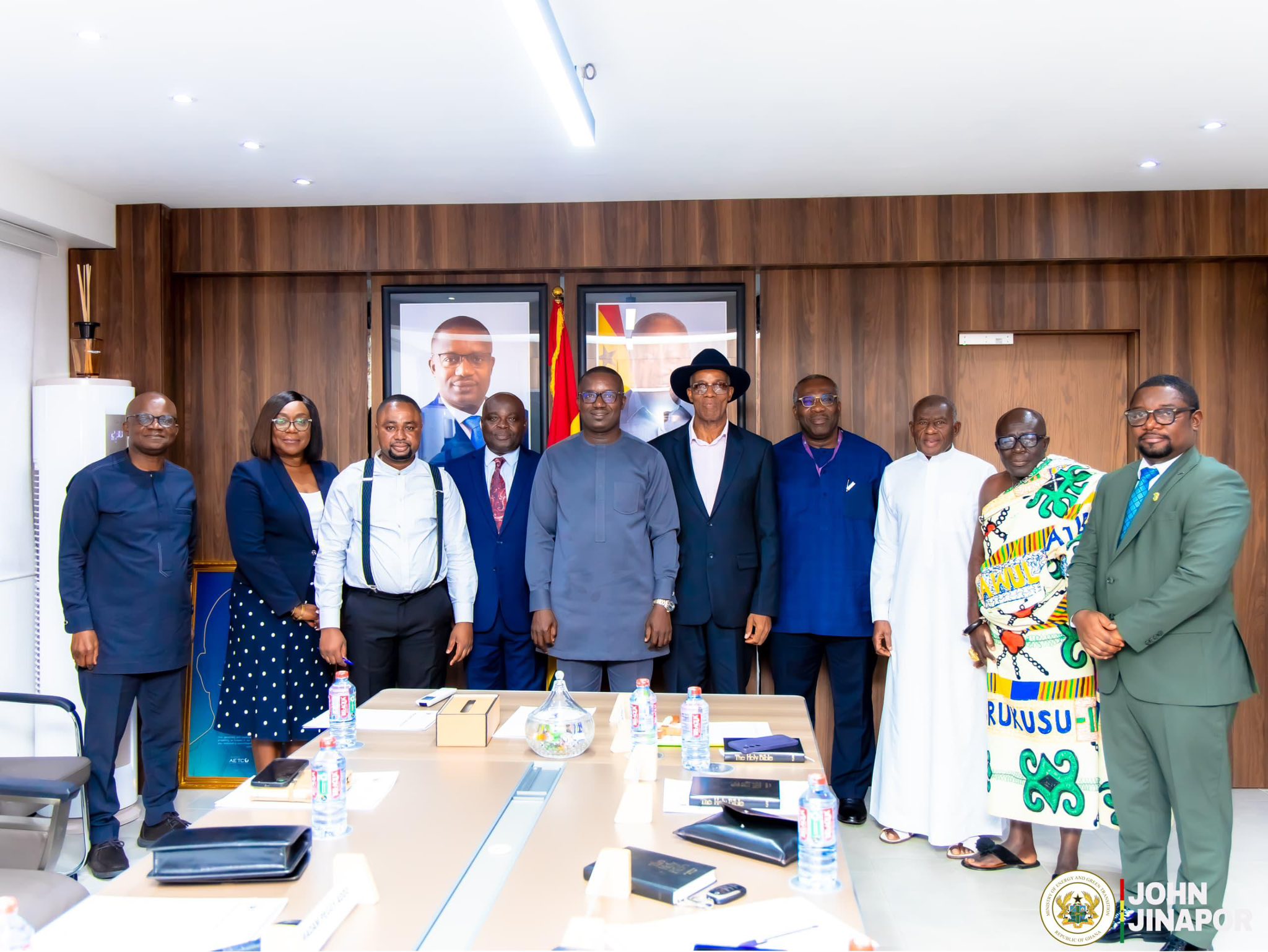 Newly appointed governing board of the Volta River Authority (VRA),