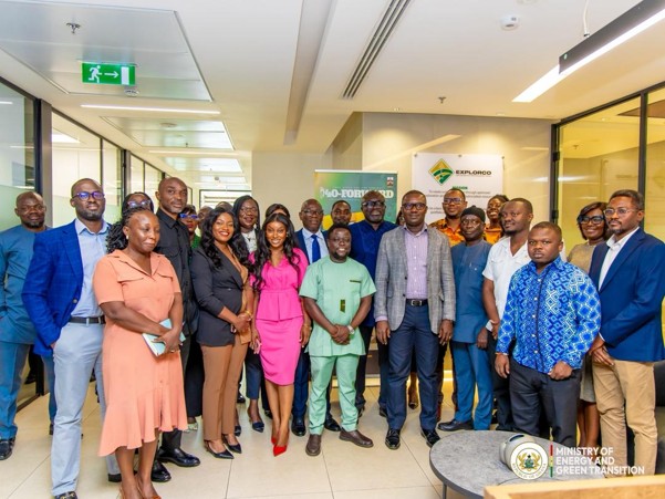 Minister Tours GNPC, Explorco
